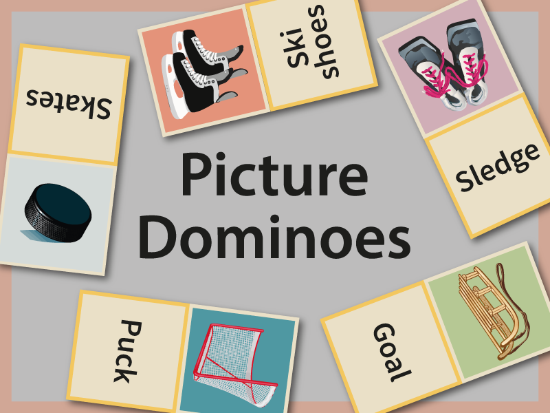 Picture Dominoes – Free Printable PDF